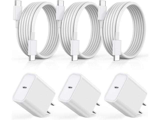 Fast Charger for iPhone 17 16 15, 3Pack USB C iPad Charge PD Fast Charger Block 6FT Long USBC to Type C i Phone Charging Cable Cord for iPhone 17...