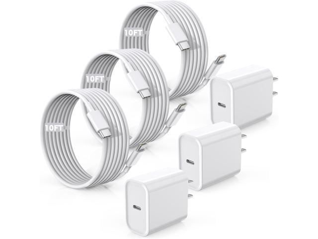 Fast Charger for iPhone 17/16/15 Charger,10FT Extra Long Fast Charging 3Pack Block USB-C to USB C Fast Charging Cable Cord for iPhone Air/17 Pro...