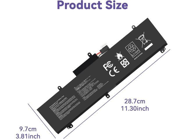 C41N1837 Laptop Battery for ASUS ROG Zephyrus G15 GA501I GA502 GA502D GA502DU GA502GU GA502IV GU502 GU502DU GX502GW GX532GV GU532GW GU502LU GU502LW...