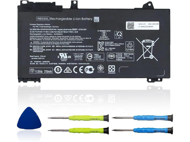 RE03XL Laptop Battery Compatible with HP ProBook 430 440 445 450 455R G6 430 440 445 450 G7 Serie HSTNN-OB1C HSTNN-UB7R HSTNN-DB9A L32407-AC1...