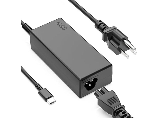 65W USB C Laptop Charger Compatible with HP Chromebook 14 X360 14-ca051wm 14-ca052wm 14-ca091wm ca061dx 14-ca0061dx 14-ca060nr 14-ca020nr...