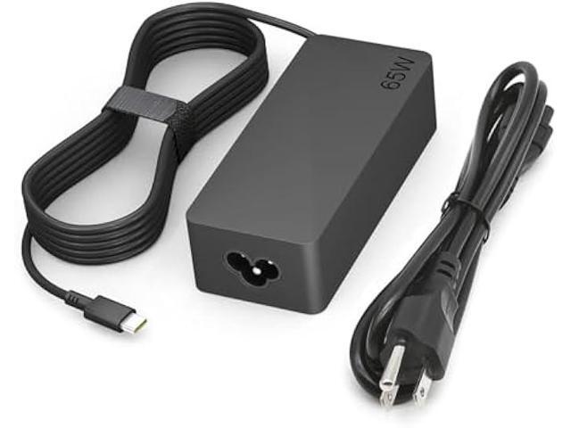 65W USB C Charger Compatible with Lenovo Thinkpad/Yoga/Chromebook Laptop Computer 65W 45W USB C Fast Power Adapter