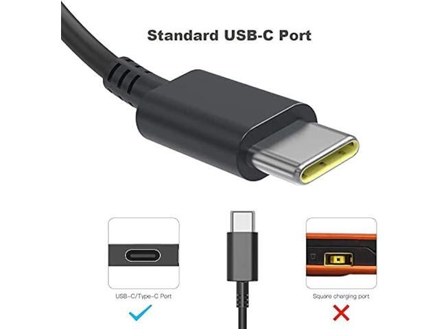 Replacement for 65W Lenovo Laptop Charger USB C ;Compatible with Lenovo ThinkPad T480s T580s T490 E480 E580 Chromebook C330 S330 100e 300e...