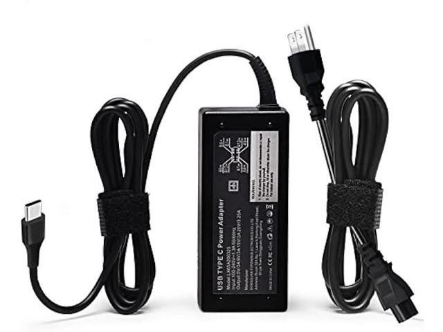 Replacement for 65W Dell Laptop Charger USB-C;Compatible with Dell Latitude/Chromebook/XPS 65 Watt USB Type C AC Power Adapter Cord