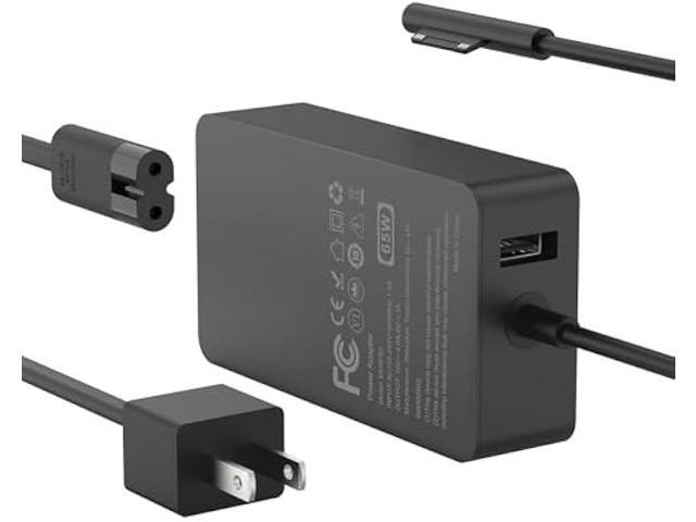 65W Charger Compatible with Microsoft Surface Pro 11, 10, 9, 8, 7+, 7, 6, 5, 4, 3, X, Power Adapter for Windows Surface Laptop 7/6/5/4/3/2/1, Go...