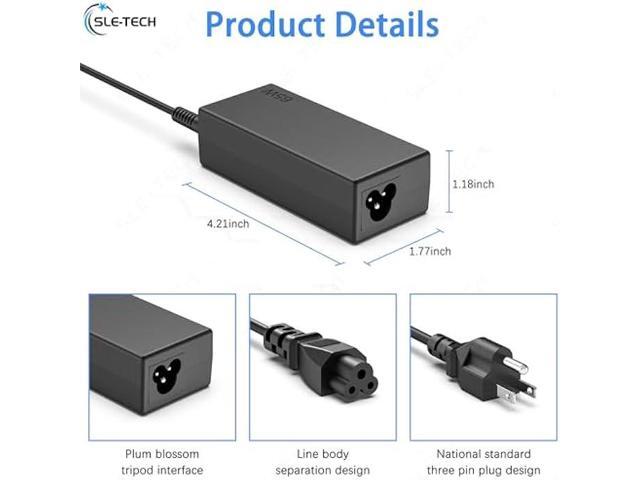 SLE-TECH 65W USB C AC Adapter Compatibile with Lenovo Thinkpad/Yoga/Chromebook,T480 T480S C930 C940 100e 300e 500e ADLX65YLC3D 4X20M26268 ADLX65YDC2A