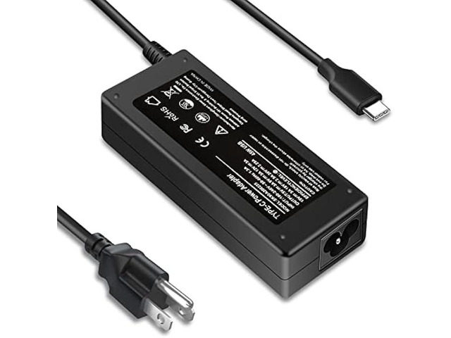 45W Type C USB C Charger Adapter for HP Chromebook X360 14-CA000 11-ae000 14-ca051wm 14-ca052wm 14-ca091wm ca061dx,11-ae051wm 11-ae001tu...