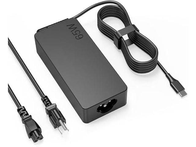 65W USB C Laptop Charger Compatible with Lenovo ThinkPad T14 T15 T16 E14 E15 T480S T580S E480 E580 X1 Carboon Yoga 7i 9i C930 C940 Chromebook C330...