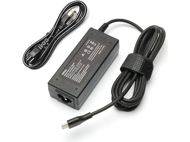 45W USB-C Laptop Adapter Compatible with HP Chromebook Charger 14 14A G5 14- ca061dx 14-ca020nr 14-ca060nr 14-ca043cl 14-ca052wm 14-ca051wm X360...