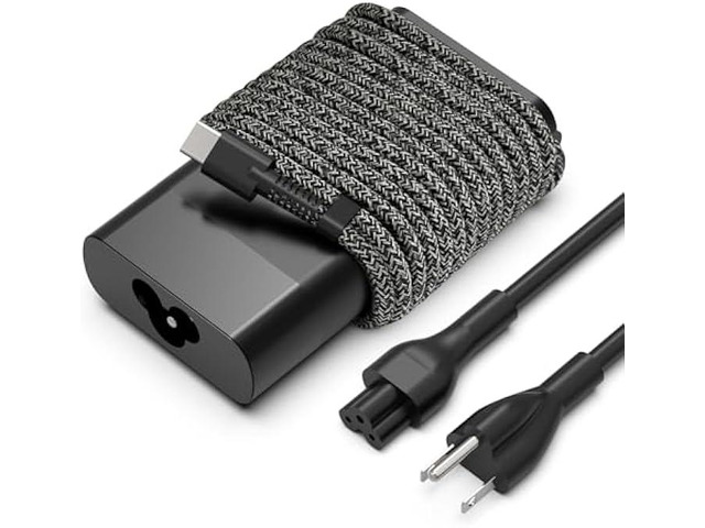 2025 New 65W USB C Slim Laptop Charger Compatible with HP Spectre X360 Elitebook Envy Omnibook Chromebook Elite x2 ProBook Zbook Fast Charing...