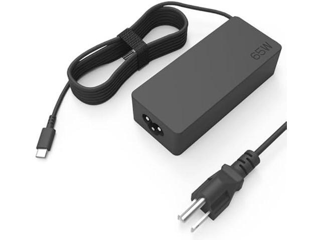 65W Watt USB Type C Laptop Charger Compatible with Lenovo ThinkPad Yoga - T14 T15 T16 E14 E15 E16 X1 Gen 5 4 3 2 1 Carbon X13,45W Chromebook USB-C...