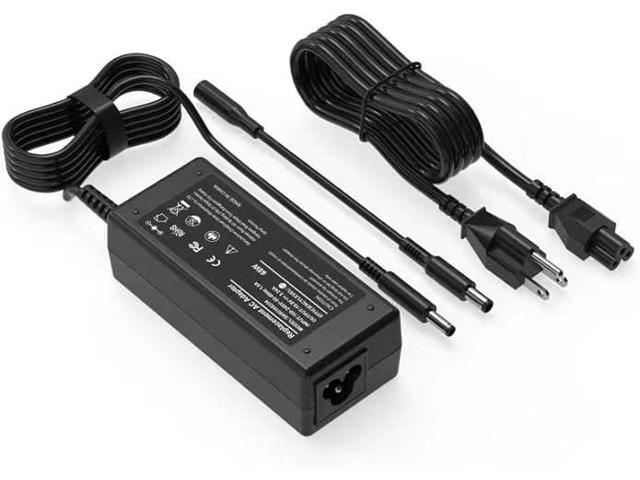SLE-TECH 65W Laptop Charger Compatible with Dell inspiron 13 14 15 17 3000 5000 7000 Series Round Connects Chargers7.4mm and 4.5mm