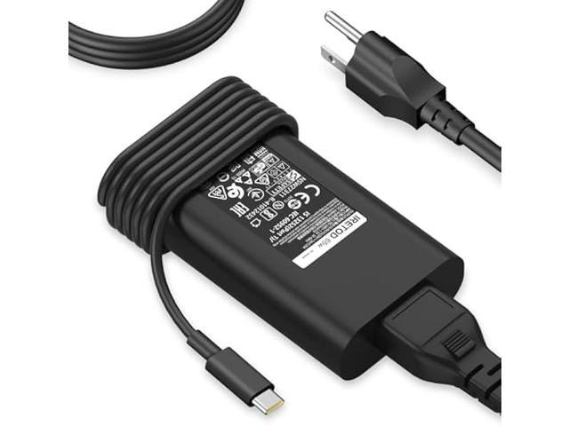 Charger Compatible with Dell Laptop Computer 65W 45W USB C Fast Power Adapter, New Slim Chromebook Charger Type C Power Cord
