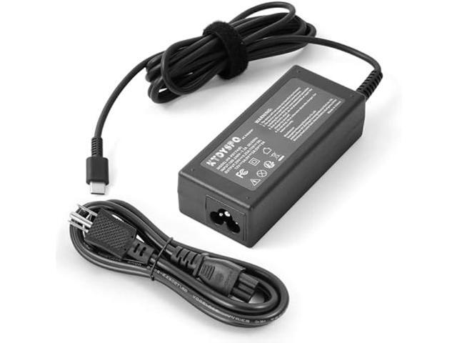 65W USB-C Laptop Charger Compatible with HP EliteBook, Pavilion, Envy, ProBook, Spectre x360, Chromebook, Fast Charging with 10.83ft Cord