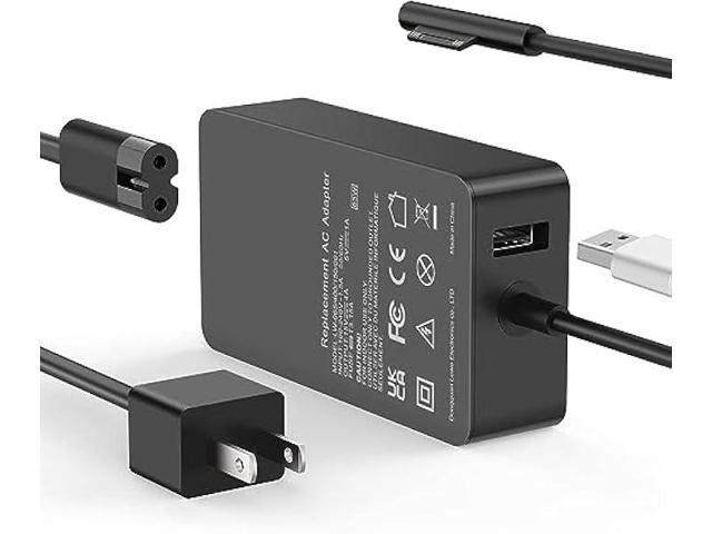 Surface Pro Charger 65W Laptop Charger, Compatible with Microsoft Surface Pro 9/8/7/6/5/4/3/X Surface Go 3/2/1 Surface Laptop 5/4/3/2/1 Surface...