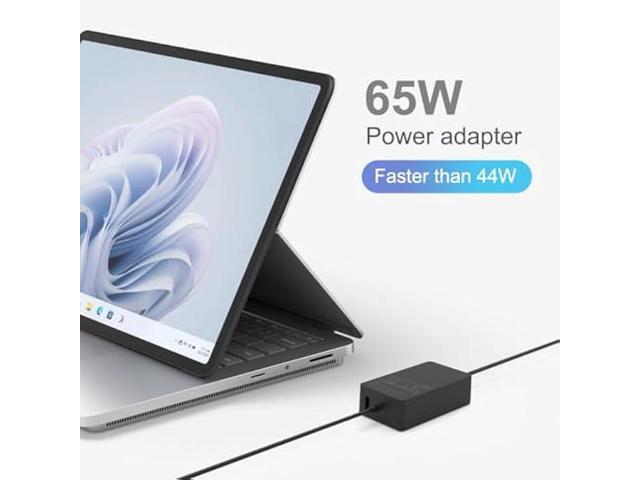 65W Surface Pro Laptop Charger for Microsoft Surface Pro 10, 9, 8, 7, 7+, 6, 5, 4, 3, X, Windows Surface Laptop 6, 5, 4, 3, 2,1, Surface Book 3, 2,...