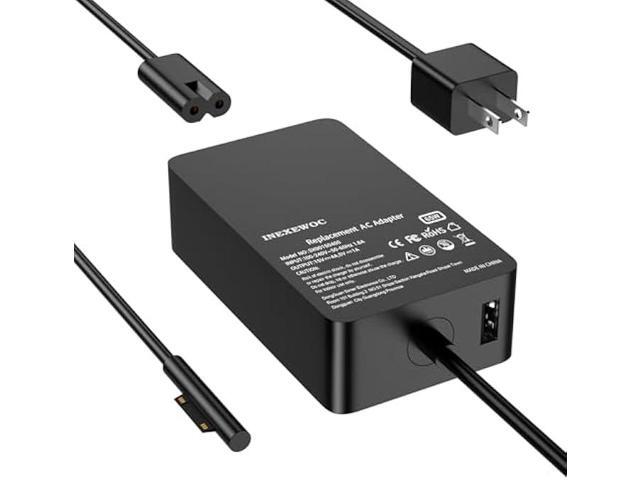 New 65W Surface Pro Charger Compatible with Microsoft Surface Pro 10, 9, 8, 7+, 6, 5, 4, 3, X, Windows Surface Laptop 6, 5, 4, 3, 2, 1, Surface Go...