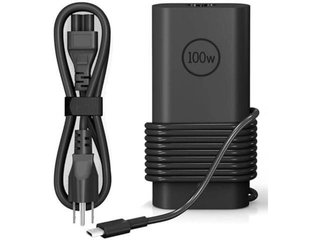 100W USB C Laptop Charger for Dell Computer Charger Type C Gan Ultra Slim Adapter for Dell Precision 5680 Latitude XPS 14 Inspiron 14 16 5000 7000...