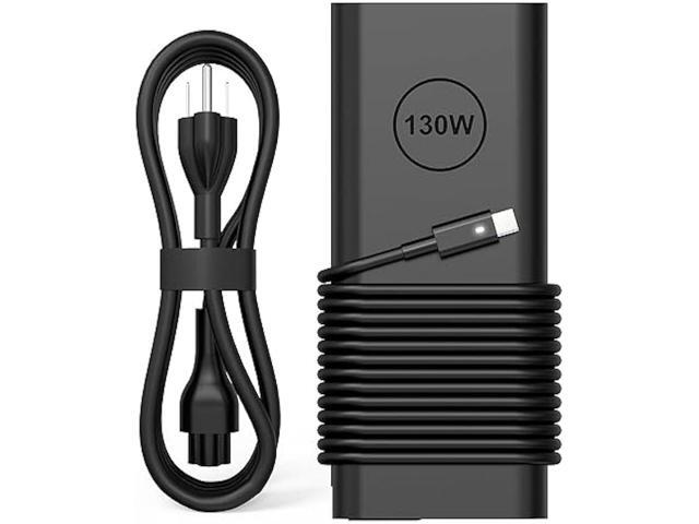 2025 New 130W USB C Laptop Charger Compatible with Dell XPS 15 17 2in1 9575 9500 9700 Latitude 5280 5420 7210 7410 7480 Precision 5530 2in1 5550...