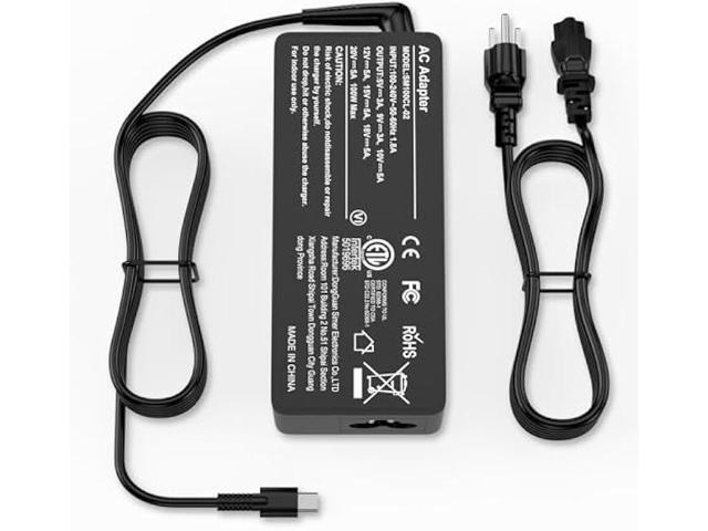 100W USB C Charger Universal Power Adapter Replacement for Lenovo, Acer, Dell, Asus, HP, Mac Book Pro/Air 16, 15, 14, 13 Inch,iPad Pro, Chromebook