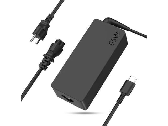 65W 45W Compatible with Lenovo Laptop Charger USB C - PD Fast Charging - Thinkpad Yoga Chromebook Ideapad - Universal AC Power Adapter Computer...