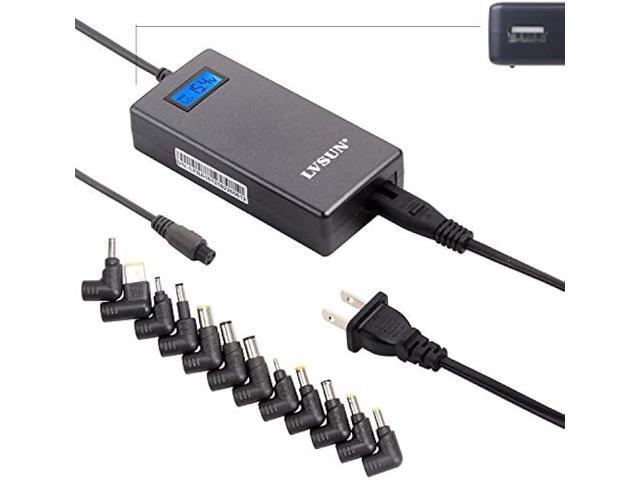 Slim Universal Laptop Charger 70W Replacement AC Adapter with Multi Connectors for HP BM Lenovo Thinkpad Dell Acer Delta Gateway Liteon Samsung...