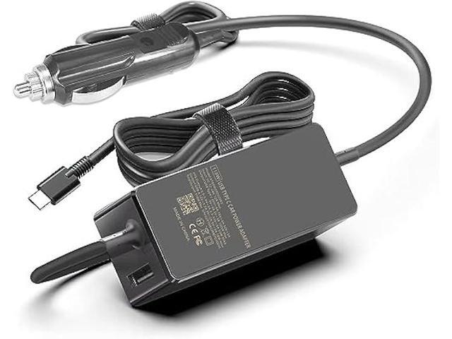 100W USB C Laptop Car Charger for Dell Latitude/Dell XPS, Lenovo Thinkpad/Yoga/IdeaPad, MacBook Pro/Air, HP Spectre/Elitebook, LG Gram, Samsung...