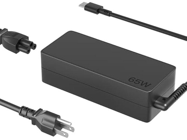 65W USB Type C Charger Fit for Lenovo Yoga Slim/Duet/Book 6 7 9 5G 7i 9i 2-in-1 Yoga 720 730 S730 C740 910 920 C930 C940 S940 C630 15 14 13 Series...