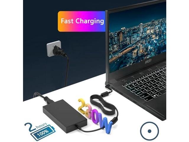 230W AC Adapter Compatible with MSI Katana 17 15 A17 A15 / Katana A17 AI A15 AI RTX 4070 4050 4060,Sword 15 16 HX 17 HX Gaming Laptop Charger Power...