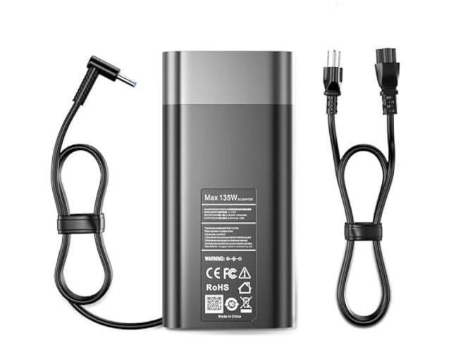 135W Laptop Charger Compatible with HP Spectre X360 Charger 15 16 15t-df100 15-df 15-dc 16t-f10 16 2-in-1 OMEN Pavilion Gaming 15 17 15-ec0751ms...