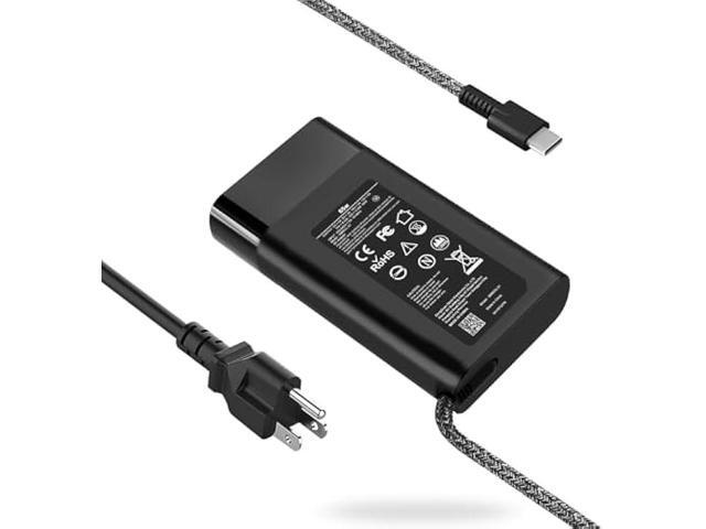 New Slim HP 65W USB C Laptop Charger Replacement for HP Spectre x360,Chromebook,Elitebook x360,Envy,Elite x2 Travel Type C Power Cord Supply