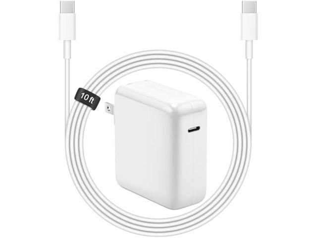 10FT Mac Book Pro Air Charger, [MFi Certified] 118W 96W 87W 61W USB C Fast Power Adapter with Long Type C Charging Cable, Compatible with MacBook...