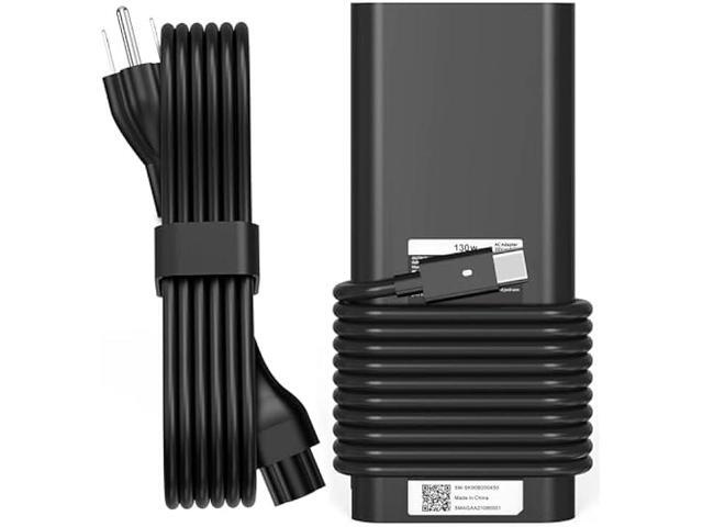 130W USB C Laptop Charger Compatible with Dell XPS 15 17 2in1 9575 9500 9700 Precision 5530 2in1 5550 5750 3560 Latitude 7410 7310 7210 9410 9510...