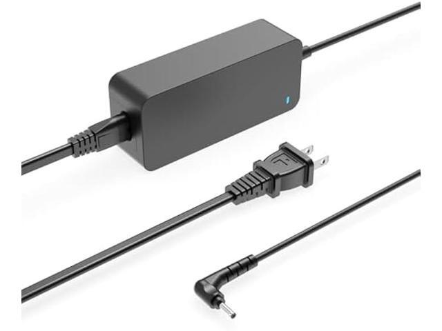 Round Tip Travel Charger Fit for LG Gram Laptop (UL Certified Safety) 65W/48W/45W/40W