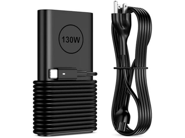 Slim Adapter Replacement for Dell 130W Laptop Charger USB C - XPS 15 17 7590 9500 9510 9700 Precision 3550 3560 3561 5510 5520 5540 5550 5560 5570...