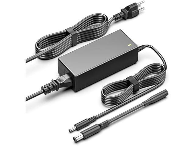 65W Laptop Charger Compatible with Dell Inspiron 11 13 14 15 17 24-3000 5000 7000 Series, 2 Tips AC Adapter Power Supply Cord4.5mm and 7.4mm