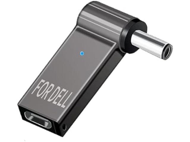 USB C to Slim Laptop 100W PD Power Charger 4.5mm Connector Tip Fit for All 65W/45W Dell laptops with Round Power Connector, Including Inspiron 13...