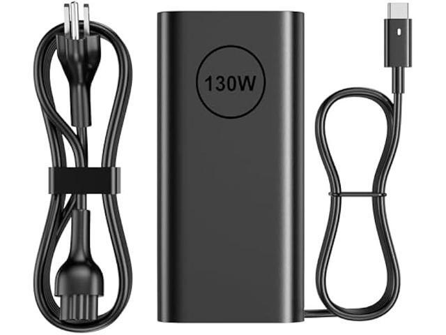 130W USB C Laptop Charger Compatible with Dell XPS 15 17 2in1 9575 9500 9520 9700 Precision 3560 5550 5530 5750 5560 5570 Latitude 9510 9410 7210...