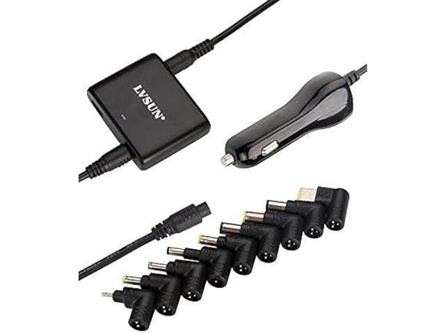 Ultra Small 90w Laptop Car Charger Power Adapter Cigarette Lighter Power Supply with USB Port 5v 2.4a Compatible for Asus Hp compaq IBM Gateway...