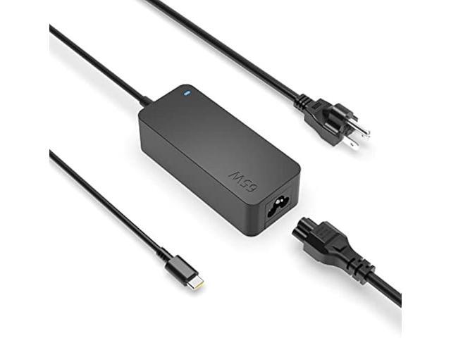 65W Fast Charger Fit for Lenovo Yoga L15 L14, ThinkPad T14 T14s T15 T16 E14 E15 E16 L13 Gen 1 2 3 4 5 6 Laptop (with UL Safety Certification), USB...