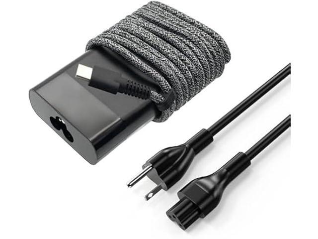 2025 New Slim 65W USB C Laptop Charger Compatible with HP Spectre X360 Elitebook Omnibook Envy Chromebook Elite x2 Fast Charing Travel Type C AC...
