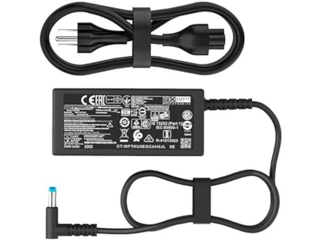 45W 19.5V 2.31A 741727-001 Laptop Charger Compatible with HP is 13252 213349-009 Pavilion 15 Notebook 740015-003 741553-850 HSTNN-DA40 TPN-LA15...