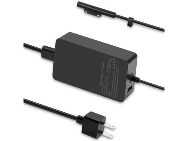 65W Surface Pro Laptop Charger AC Adapter for Microsoft Surface Pro 3, 4, 5, 6, 7, 8, 9, 10, X, Surface Book 3, 2, 1, Windows Surface Laptop 6, 5,...