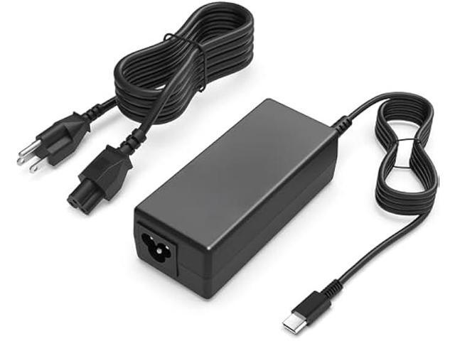65W USB C Laptop Charger Compatible with Lenovo ThinkPad Yoga Chromebook Fast Power Supply AC Adapter