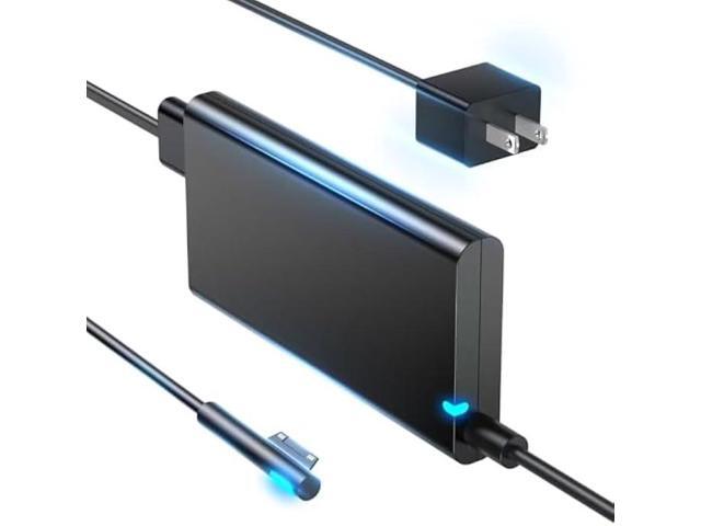 Surface Pro Charger for Microsoft Surface Pro 9, 8, 7+, 7, 6, 5, 4, 3, X, 65W Windows Surface Laptop 5, 4, 3, 2, 1, Studio, Power Cord for Surface...
