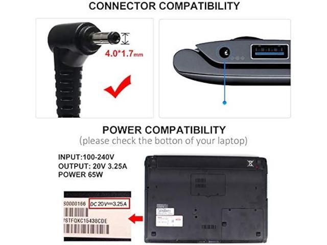 Charger Compatible for Lenovo IdeaPad 3 3-14 3-15 3-17 5 1, Flex 4 5 6 1470 1480, IdeaPad V14 V15 V17 G2 G3 G4, 110 110s 310 330 330s 520 530s 710s...