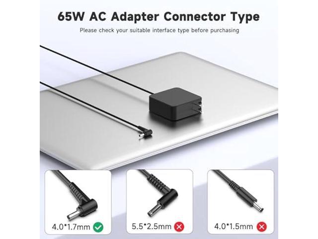 65W 45W Laptop Charger Compatible with Lenovo IdeaPad 1 3 5 Flex 4 5 6 14 15 1470 1480 IdeaPad S340 S145 330 320 310 110 110S 510 520 530S 710S...
