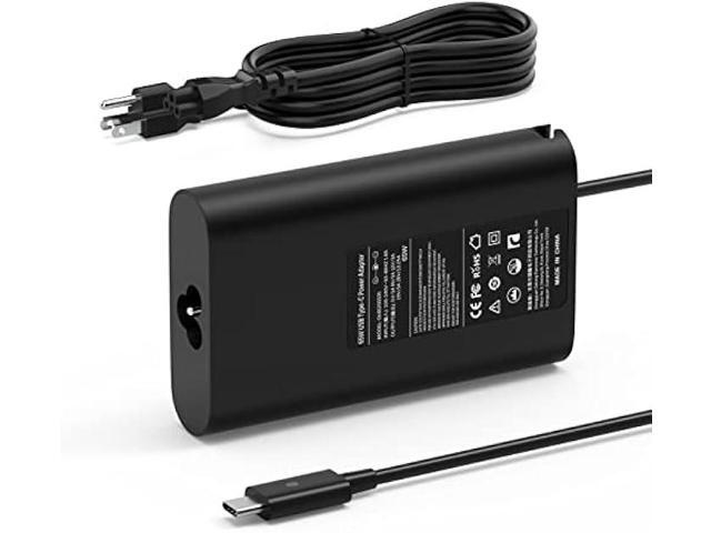 65W USB C Laptop Charger Compatible with Dell Chromebook 3100 3300 3380 3400 3500 5190 5300 5400 7200 7300 Type C Power Supply Cord