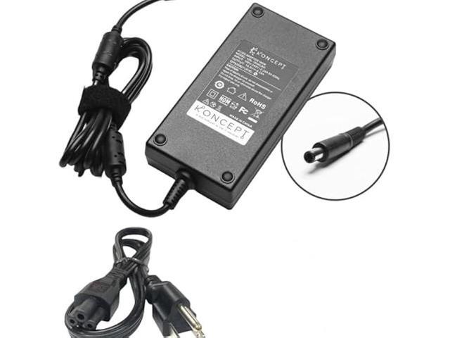 Laptop Charger 180W (UL Safety Certified) 19.5V 12.3A Power Supply Fit for Dell Alienware M17 R1 R2 R3 R4 R5 M17X R2 R3 M18X Area-51m R2 G5 G7...