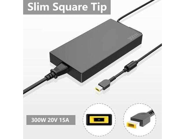 300W Charger Fit for Lenovo Legion 9i 7 7i 5i 5 Pro Thinkpad 9000K 9000P Y9000K Y9000X R7000P GX21F23045 SA10R16956 5A10W86289 ADL300SDC3A Laptop...